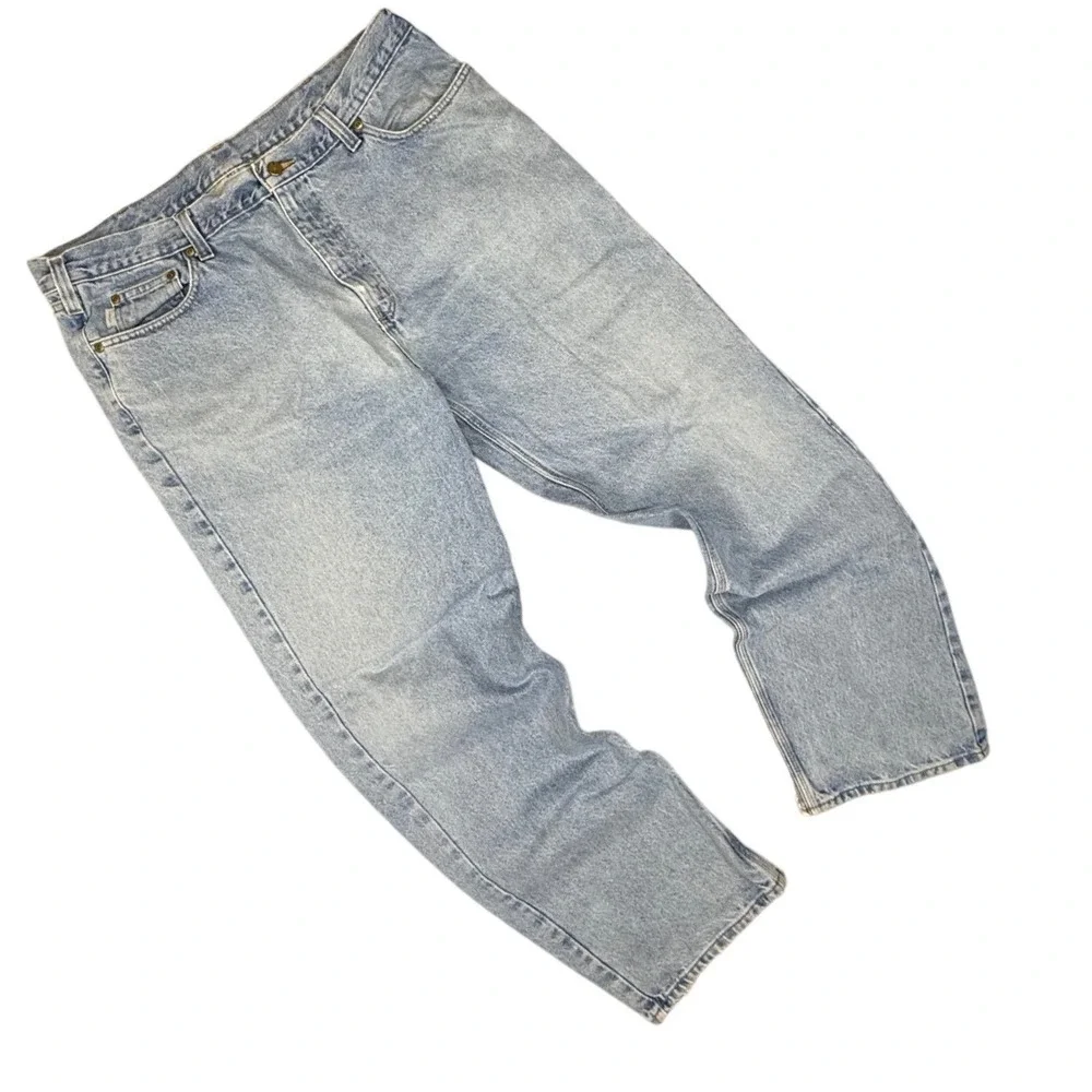 Carhartt Men's Light Wash Relaxed Fit Denim‎ Jeans Size 40x32